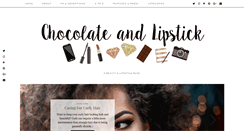 Desktop Screenshot of chocolateandlipstick.com